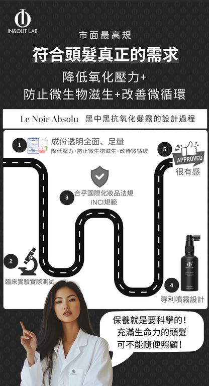 Le Noir Absolu Anti-oxidant Hair Spray 黑中黑抗氧化髮霧